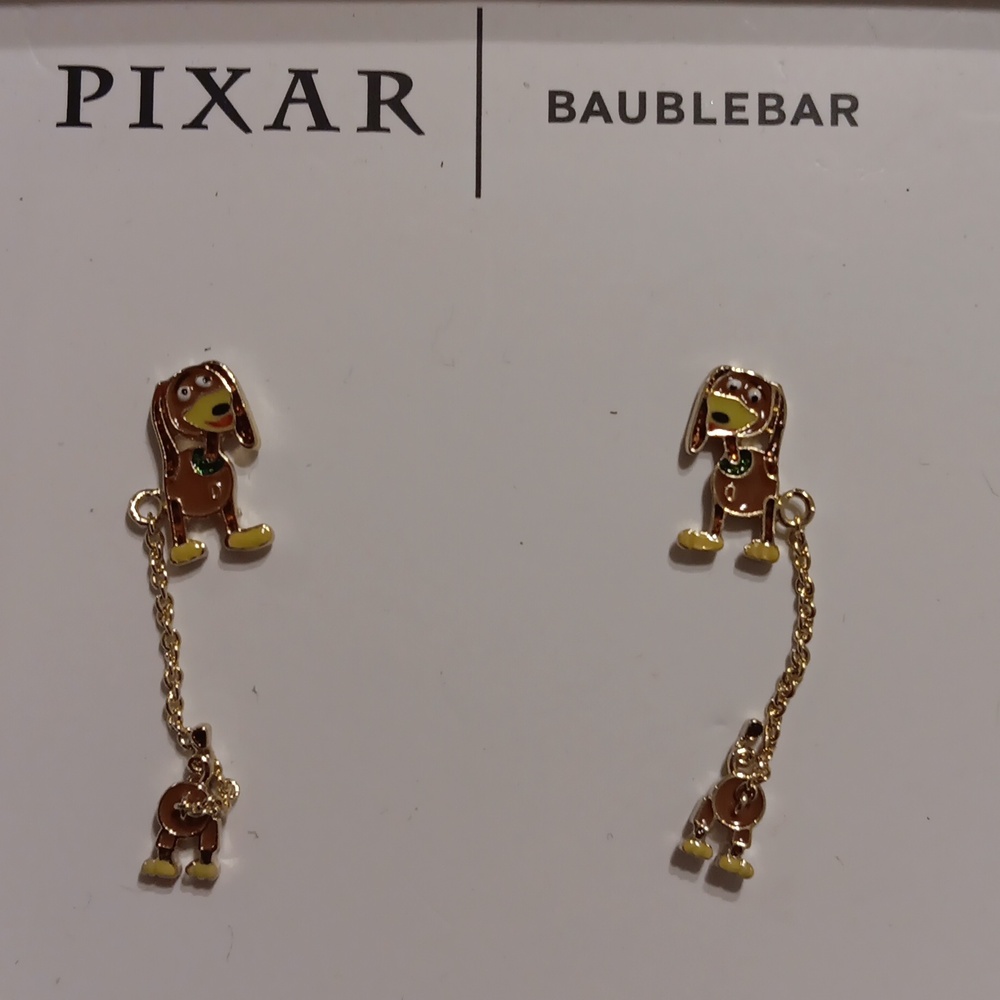Baublebar x Pixar Toy Story Dog Earrings 🐕 NWT (no box)